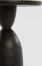 Light & Living Bijzettafel Torir - Zwart - Ø40cm - Modern