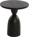 Light & Living Bijzettafel Torir - Zwart - Ø40cm - Modern