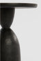 Light & Living Bijzettafel Torir - Zwart - Ø40cm - Modern