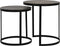 Light & Living Bijzettafel Trelo - Antiek Brons - Ø49+Ø41cm - Modern