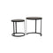 Light & Living Bijzettafel Trelo - Antiek Brons - Ø49+Ø41cm - Modern
