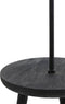 Light & Living Bijzettafel+vloerlamp Tolfa - Zwart - Ø40cm - Modern
