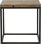 Light & Living Bijzettafel Yarula - Hout/Zwart - 40x40cm