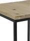 Light & Living Bijzettafel Yarula - Hout/Zwart - 40x40cm