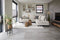 Light & Living Bloempot + standaard Corazo - Hout/Zwart - Ø31cm