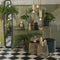 Light & Living Boca - Bijzettafel - Mat Zwart + Wash Goud - 100x25x70cm + 120x25x80cm