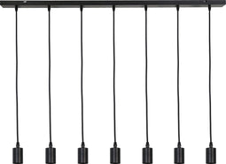Light & Living Brandon Hanglamp - Zwart - 7L