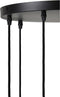 Light & Living Brandon Pendel Hanglamp - Mat Zwart - 5L