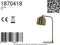 Light & Living Bureaulamp Aleso - Antiek Brons - Ø20cm - Modern