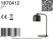 Light & Living Bureaulamp Aleso - Zwart - Ø20cm - Modern