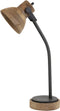 Light & Living Bureaulamp Imbert - donker bruin-mat zwart