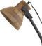 Light & Living Bureaulamp Imbert - donker bruin-mat zwart