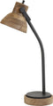 Light & Living Bureaulamp Imbert - donker bruin-mat zwart