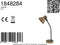 Light & Living Bureaulamp Imbert - donker bruin-mat zwart