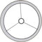 Light & Living Cilinder Lampenkap Chelsea - Zilver - Ø35x30cm - voor Tafellampen, Staande lamp, Hanglampen
