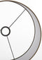 Light & Living Cilinder Lampenkap Chelsea - Zilver - Ø35x30cm - voor Tafellampen, Staande lamp, Hanglampen