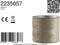 Light & Living Cilinder Lampenkap Chelsea - Zilver - Ø35x30cm - voor Tafellampen, Staande lamp, Hanglampen