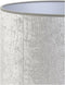 Light & Living Cilinder Lampenkap Chelsea - Zilver - Ø40x35cm - voor Tafellampen, Staande lamp, Hanglampen