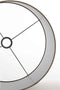 Light & Living Cilinder Lampenkap Chelsea - Zilver - Ø40x35cm - voor Tafellampen, Staande lamp, Hanglampen