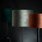 Light & Living Cilinder Lampenkap Gemstone - Antraciet - Ø30x21cm - voor Tafellampen, Hanglampen