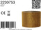 Light & Living Cilinder Lampenkap Gemstone - Goud - Ø30x21cm - voor Tafellampen, Hanglampen