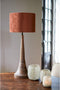 Light & Living Cilinder Lampenkap Gemstone - Terra - Ø35x30cm - voor Tafellampen, Staande lamp, Hanglampen