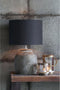 Light & Living Cilinder Lampenkap Livigno - Antraciet - Ø35x25cm