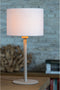 Light & Living Cilinder Lampenkap Livigno - Eiwit - Ø25cm - Landelijk