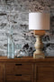 Light & Living Cilinder Lampenkap Livigno - Eiwit - Ø30x21cm - voor Tafellampen, Hanglampen