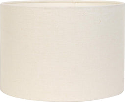 Light & Living Cilinder Lampenkap Livigno - Eiwit - Ø35x30cm - voor Tafellampen, Staande lamp, Hanglampen