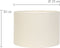 Light & Living Cilinder Lampenkap Livigno - Eiwit - Ø35x30cm - voor Tafellampen, Staande lamp, Hanglampen