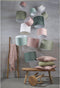 Light & Living Cilinder Lampenkap Livigno - Roze - Ø30x21cm - voor Tafellampen, Hanglampen
