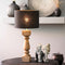 Light & Living Cilinder Lampenkap Livigno - Zwart - Ø30x21cm - voor Tafellampen, Hanglampen