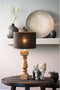 Light & Living Cilinder Lampenkap Livigno - Zwart - Ø30x21cm - voor Tafellampen, Hanglampen