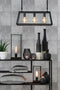 Light & Living Cilinder Lampenkap Livigno - Zwart - Ø30x21cm - voor Tafellampen, Hanglampen