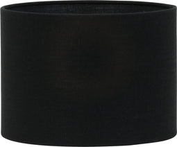 Light & Living Cilinder Lampenkap Livigno - Zwart - Ø35x25cm - voor Tafellampen, Staande lamp, Hanglampen