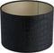 Light & Living Cilinder Lampenkap Praya - Zwart - Ø30x21cm - Modern