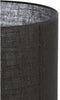 Light & Living Cilinder lampenkap Sendai - Zwart - Ø40x30cm - Modern