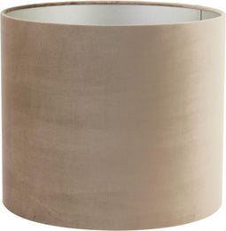 Light & Living Cilinder Lampenkap Velours - Bruin - Ø35x30cm - voor Tafellampen, Hanglampen, Wandlamp