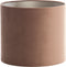 Light & Living Cilinder Lampenkap Velours - Bruin - Ø35x30cm - voor Tafellampen, Hanglampen, Wandlamp