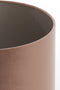 Light & Living Cilinder Lampenkap Velours - Bruin - Ø35x30cm - voor Tafellampen, Hanglampen, Wandlamp