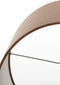 Light & Living Cilinder Lampenkap Velours - Bruin - Ø35x30cm - voor Tafellampen, Hanglampen, Wandlamp