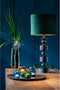 Light & Living Cilinder Lampenkap Velours - Dutch Green - Ø40x30cm - voor Tafellampen, Staande lamp, Hanglampen