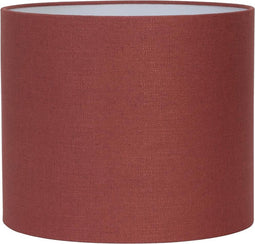 Light & Living Cilinder Lampenkap Velours - Terra - Ø40x30cm - voor Tafellampen, Staande lamp, Hanglampen