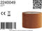 Light & Living Cilinder Lampenkap Velours - Terra - Ø40x30cm - voor Tafellampen, Staande lamp, Hanglampen