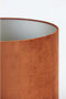 Light & Living Cilinder Lampenkap Velours - Terra - Ø40x30cm - voor Tafellampen, Staande lamp, Hanglampen