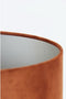 Light & Living Cilinder Lampenkap Velours - Terra - Ø40x30cm - voor Tafellampen, Staande lamp, Hanglampen