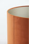 Light & Living Cilinder Lampenkap Velours - Terra - Ø40x30cm - voor Tafellampen, Staande lamp, Hanglampen