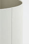 Light & Living Cilinder Lampenkap Velours - Wit - Ø40x30cm - Modern
