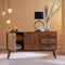 Light & Living Cilinder Lampenkap Velours - Zwart - Ø30x21cm - voor Tafellampen, Hanglampen